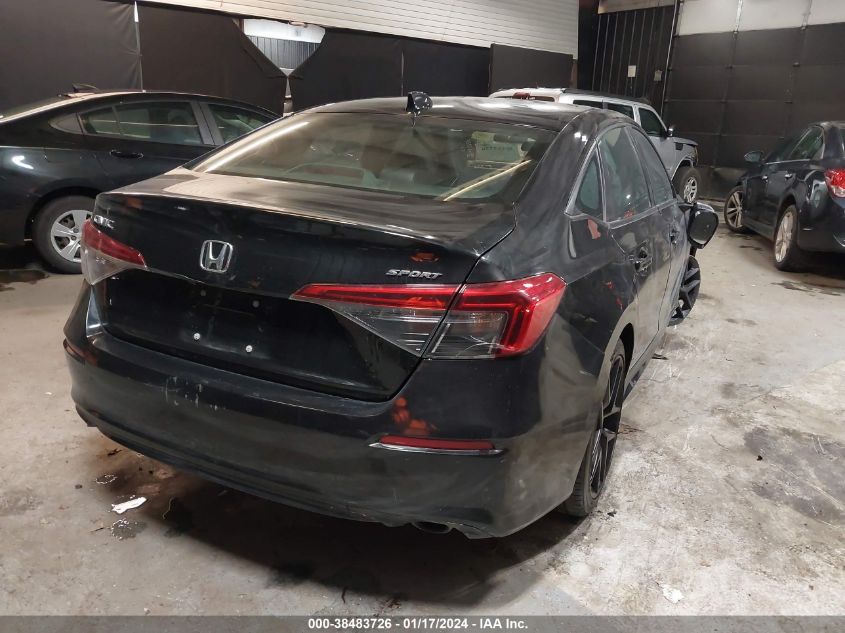 2022 Honda Civic Sport VIN: 2HGFE2F53NH546354 Lot: 38483726