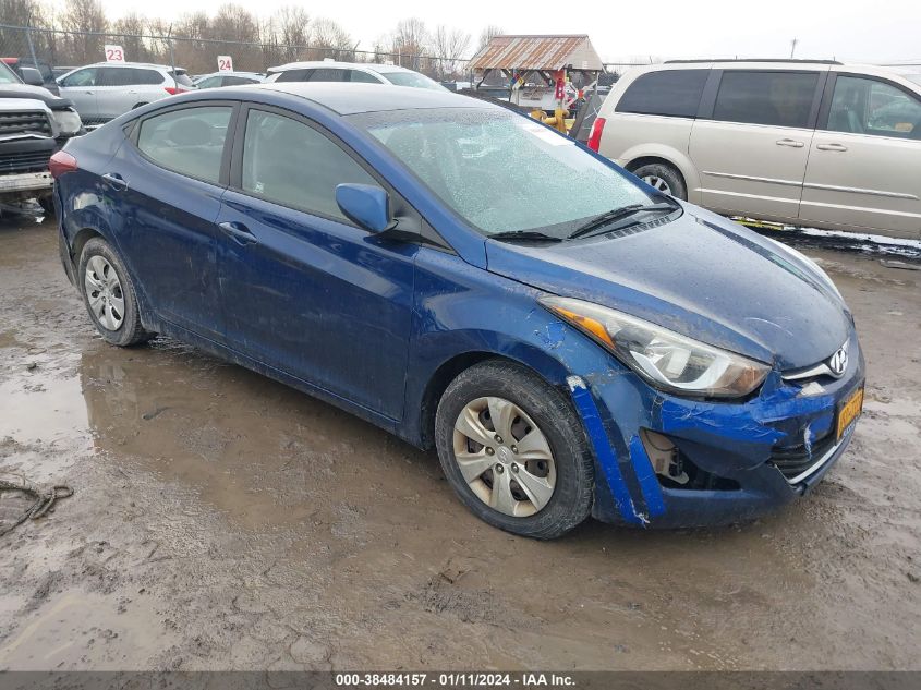 5NPDH4AE9GH715867 2016 Hyundai Elantra Se