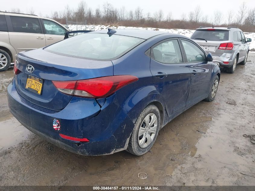 5NPDH4AE9GH715867 2016 Hyundai Elantra Se