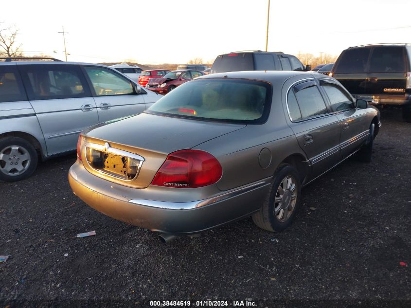 2000 Lincoln Continental VIN: 1LNHM97V1YY889235 Lot: 38484619