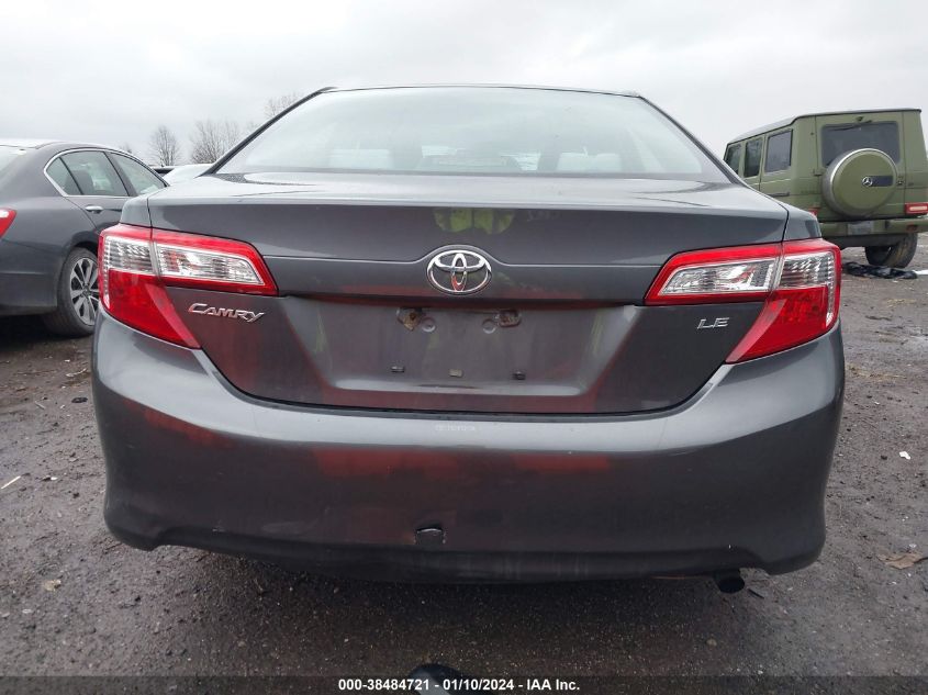 2013 Toyota Camry Le VIN: 4T4BF1FK2DR295267 Lot: 38484721