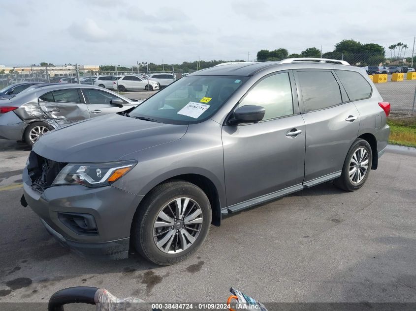 2019 Nissan Pathfinder Sl VIN: 5N1DR2MN7KC608944 Lot: 38484724