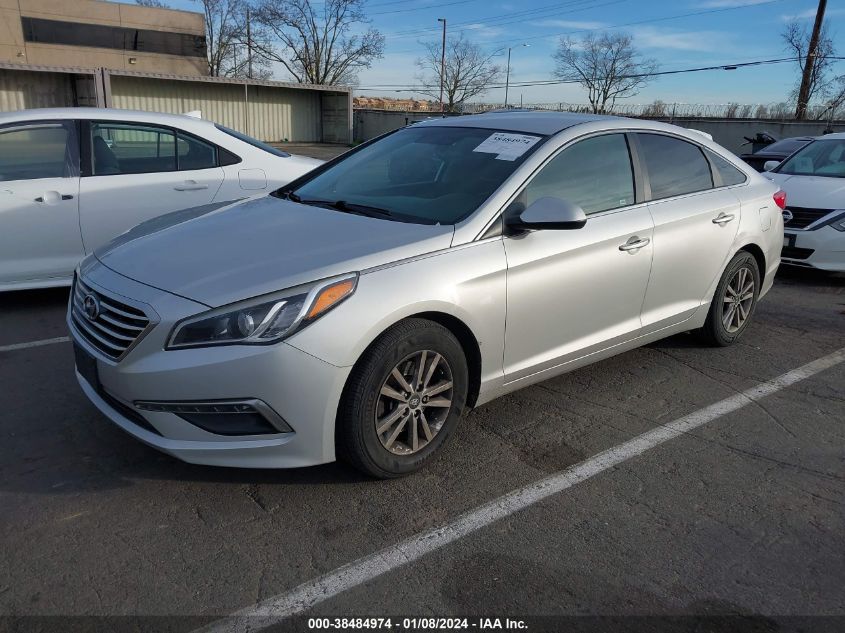 2015 Hyundai Sonata Se VIN: 5NPE24AF6FH232866 Lot: 38484974