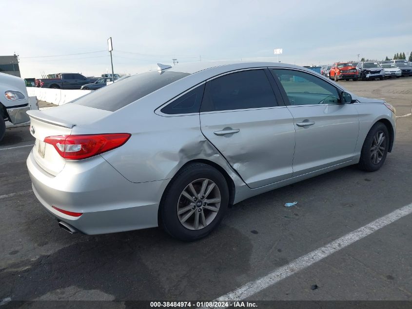 2015 Hyundai Sonata Se VIN: 5NPE24AF6FH232866 Lot: 38484974