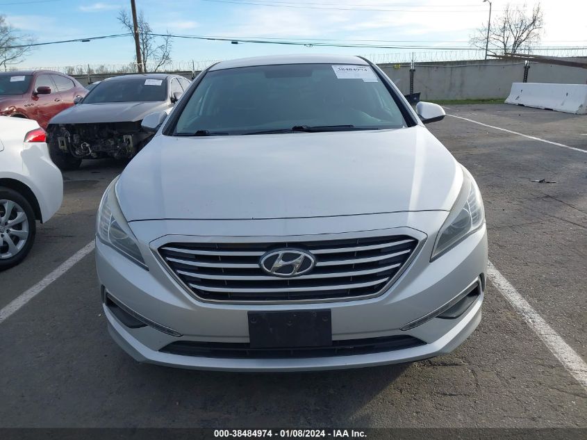 2015 Hyundai Sonata Se VIN: 5NPE24AF6FH232866 Lot: 38484974