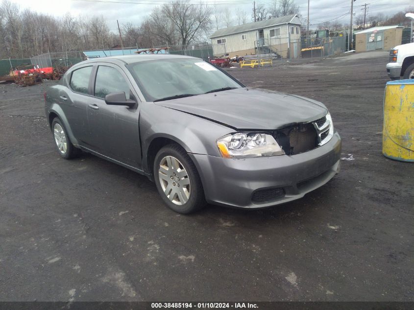 1C3CDZAB1CN272669 2012 Dodge Avenger Se