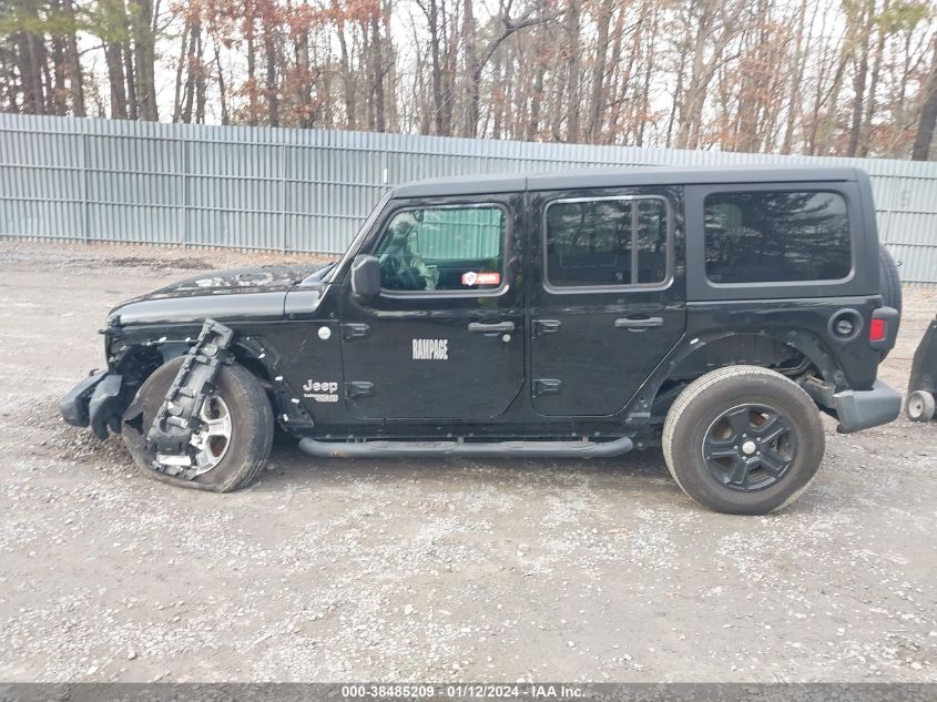 2018 Jeep Wrangler Unlimited Sport 4X4 VIN: 1C4HJXDG7JW264850 Lot: 38485209