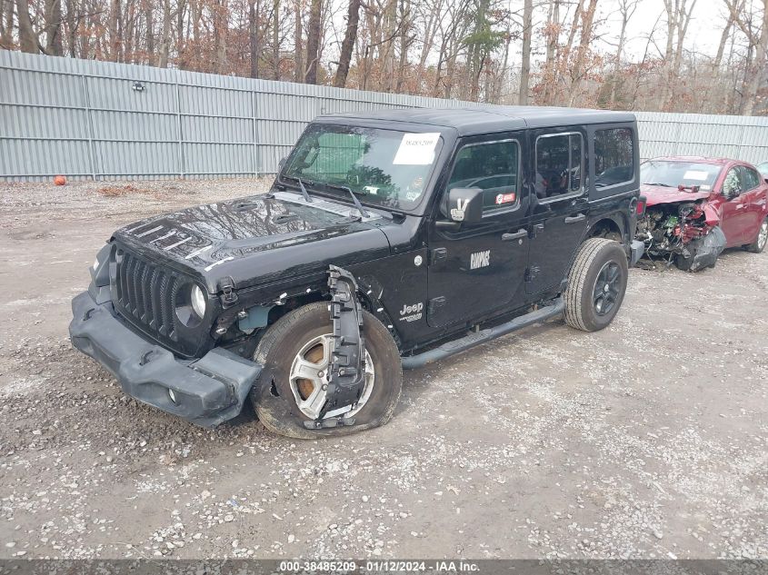 2018 Jeep Wrangler Unlimited Sport 4X4 VIN: 1C4HJXDG7JW264850 Lot: 38485209