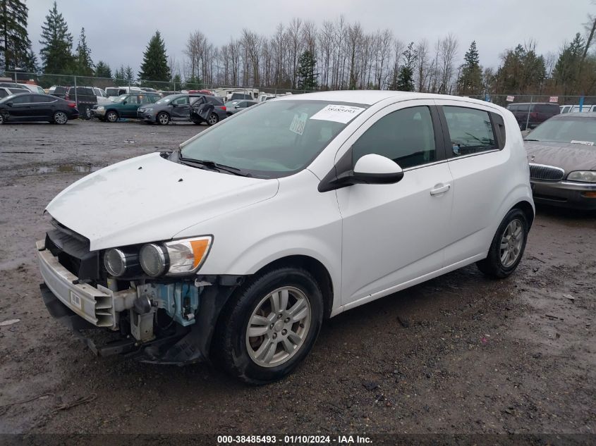 2014 Chevrolet Sonic Lt Manual VIN: 1G1JD6SGXE4220096 Lot: 38485493