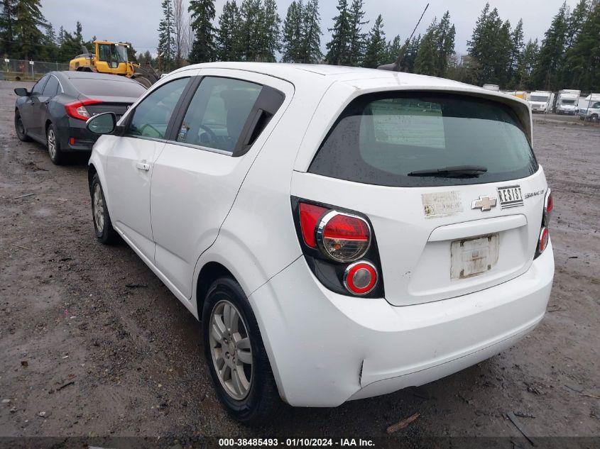 2014 Chevrolet Sonic Lt Manual VIN: 1G1JD6SGXE4220096 Lot: 38485493