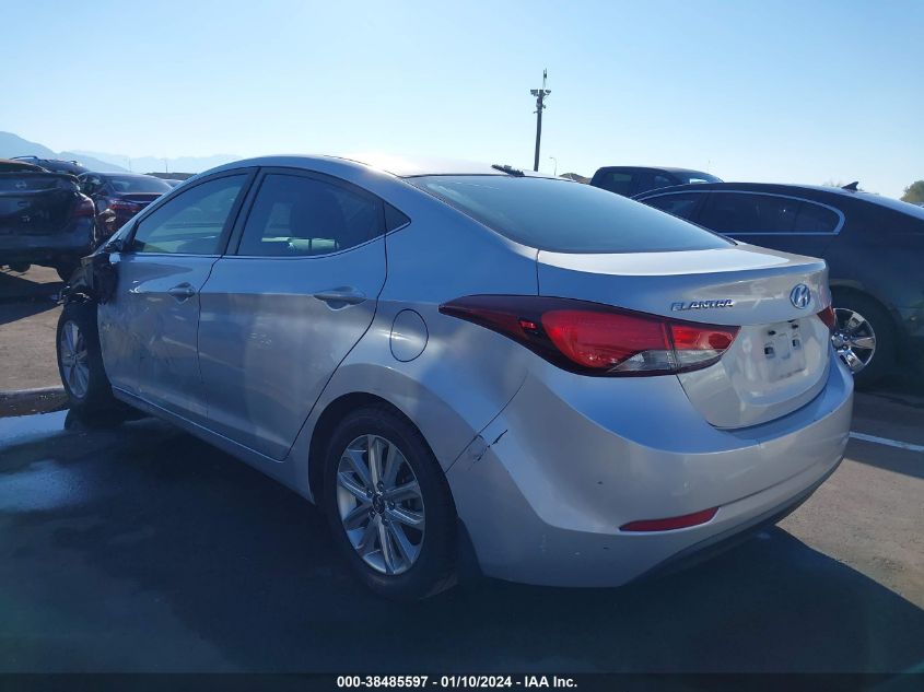 2015 Hyundai Elantra Se (Ulsan Plant) VIN: KMHDH4AEXFU232100 Lot: 38485597