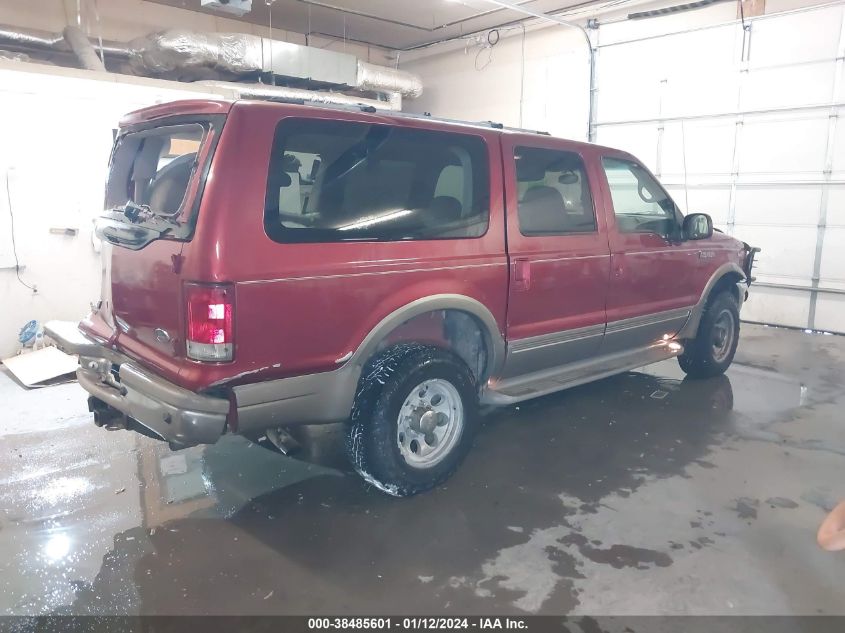 2000 Ford Excursion Limited VIN: 1FMNU43S4YED92358 Lot: 38485601