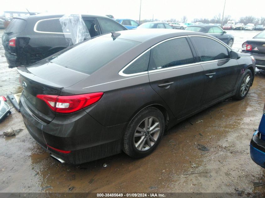 2016 Hyundai Sonata Se VIN: 5NPE24AF9GH332249 Lot: 38485649