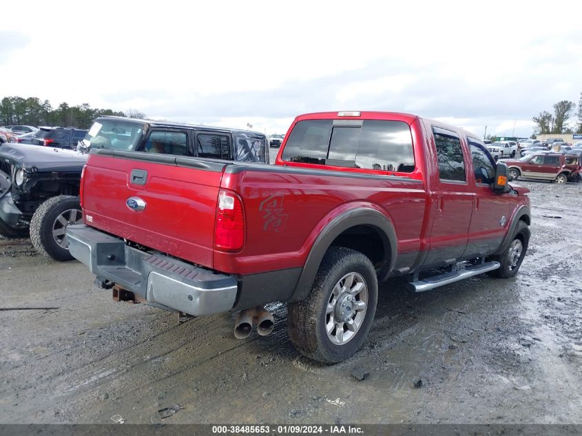 2016 Ford F-250 Lariat VIN: 1FT7W2BT8GED20390 Lot: 38485653