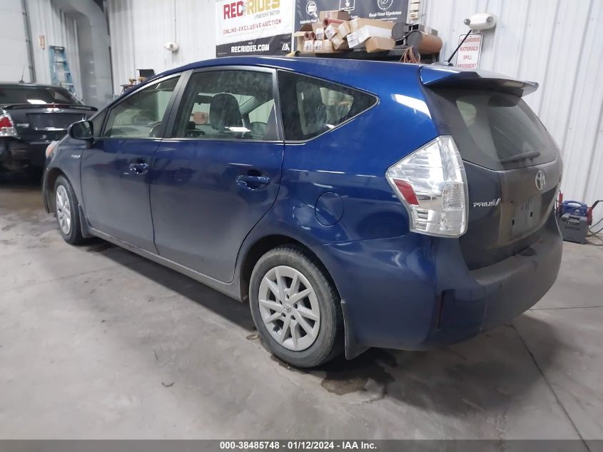 JTDZN3EU1C3127493 2012 Toyota Prius V Three