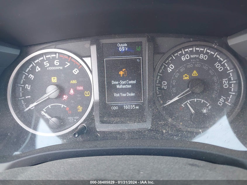 2023 TOYOTA TACOMA VIN: 3TMCZ5AN7PM572376