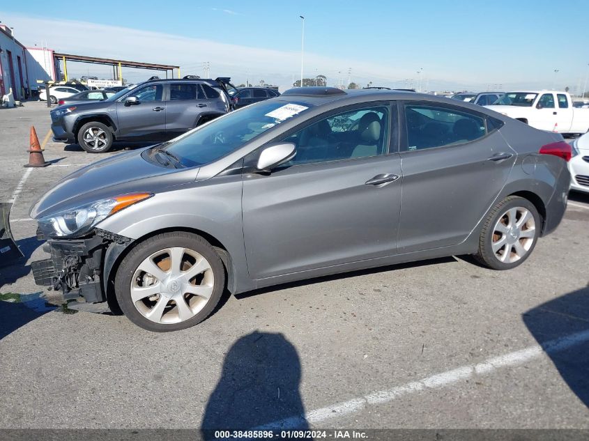 2013 Hyundai Elantra Limited VIN: 5NPDH4AE3DH181308 Lot: 38485896