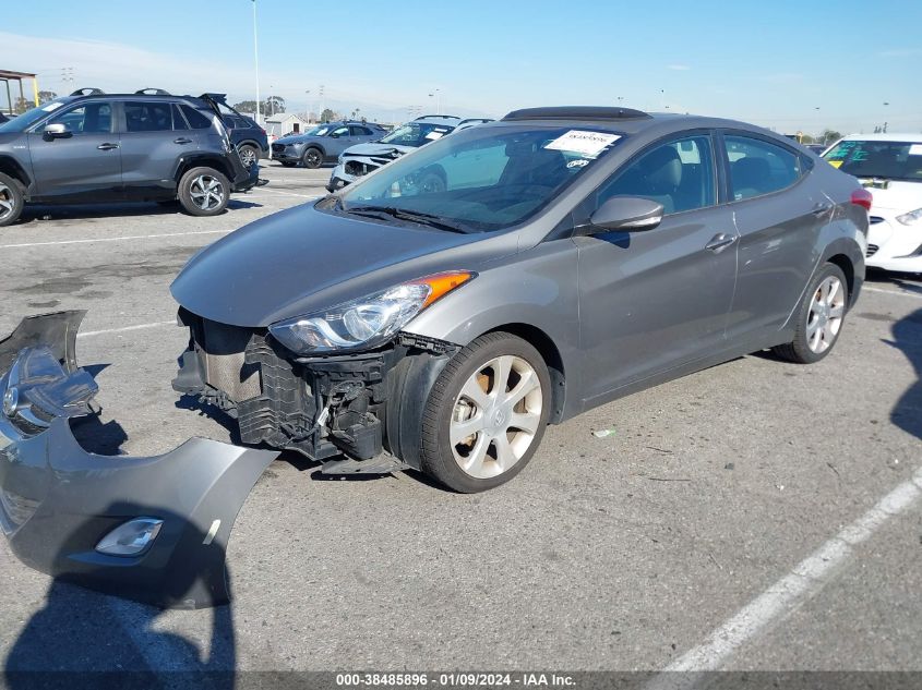 2013 Hyundai Elantra Limited VIN: 5NPDH4AE3DH181308 Lot: 38485896