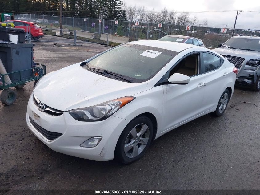 2013 Hyundai Elantra Gls VIN: 5NPDH4AE1DH230991 Lot: 38485988