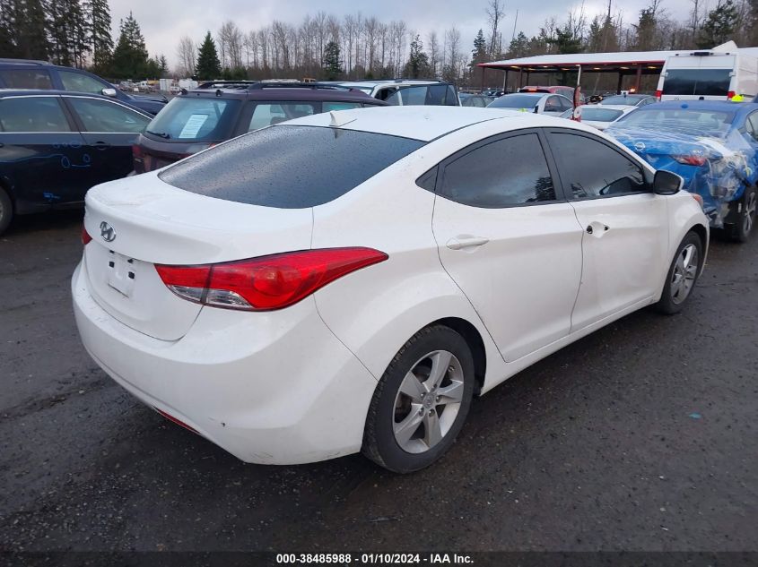 2013 Hyundai Elantra Gls VIN: 5NPDH4AE1DH230991 Lot: 38485988