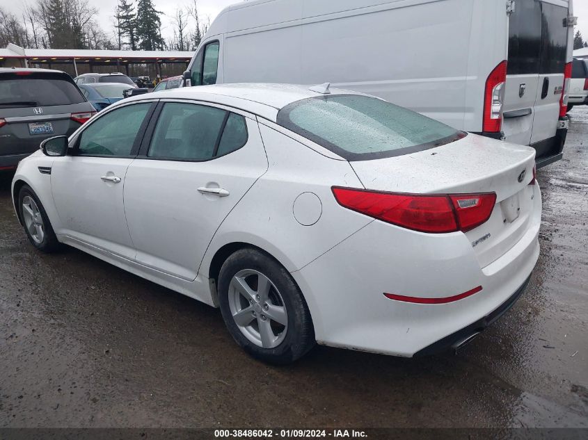 2015 Kia Optima Lx VIN: KNAGM4A74F5572428 Lot: 38486042