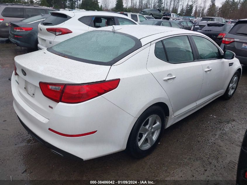 2015 Kia Optima Lx VIN: KNAGM4A74F5572428 Lot: 38486042