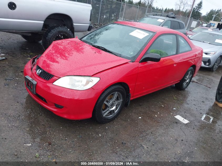 2004 Honda Civic Lx VIN: 1HGEM22534L800912 Lot: 38486058