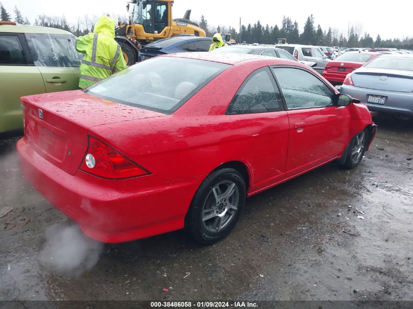 2004 Honda Civic Lx VIN: 1HGEM22534L800912 Lot: 38486058