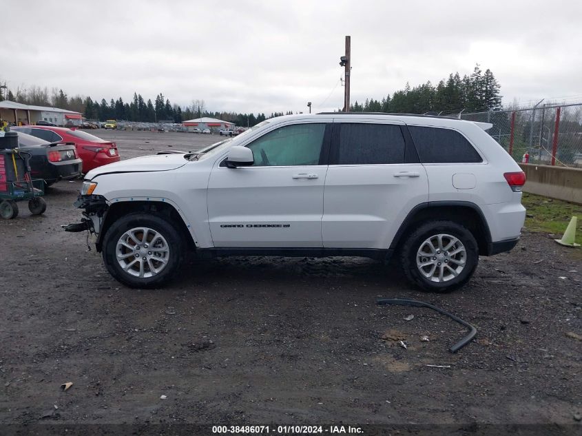 2022 Jeep Grand Cherokee Wk Laredo E 4X4 VIN: 1C4RJFAG6NC162563 Lot: 38486071