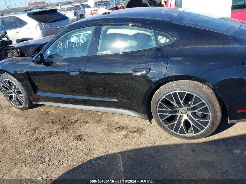 2022 Porsche Taycan VIN: WP0AA2Y16NSA11612 Lot: 38486116