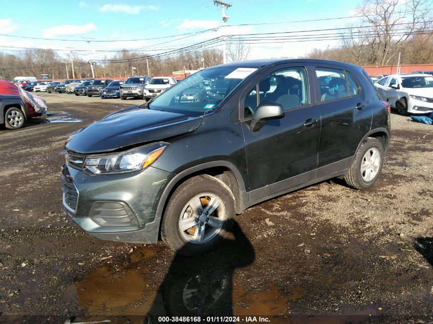 2019 Chevrolet Trax Ls VIN: 3GNCJNSB2KL293788 Lot: 38486168