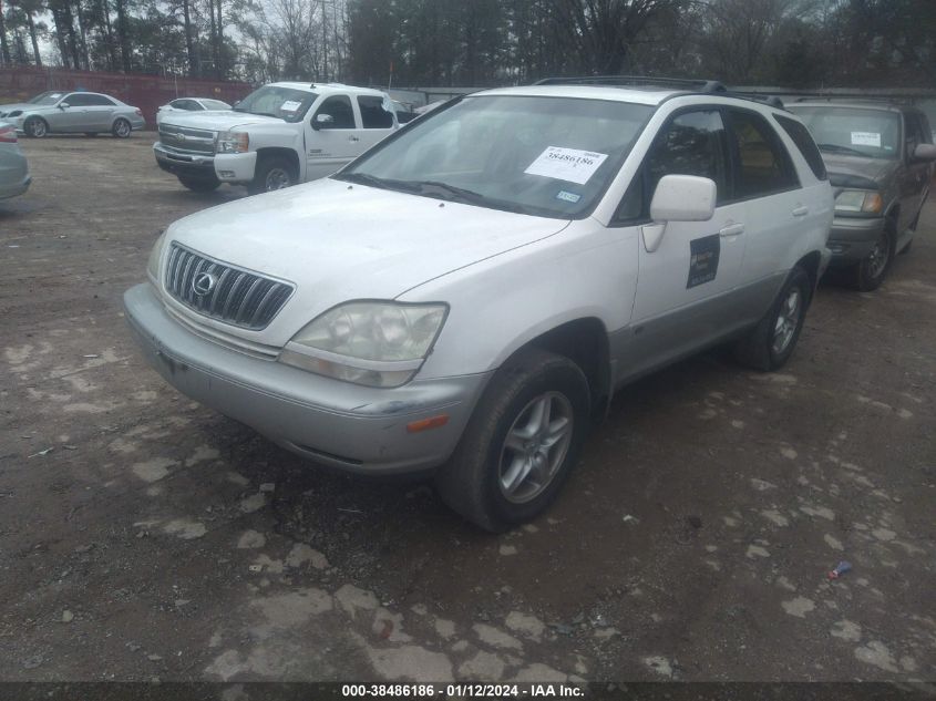 2002 Lexus Rx 300 Base (A4) VIN: JTJGF10U220122784 Lot: 38486186