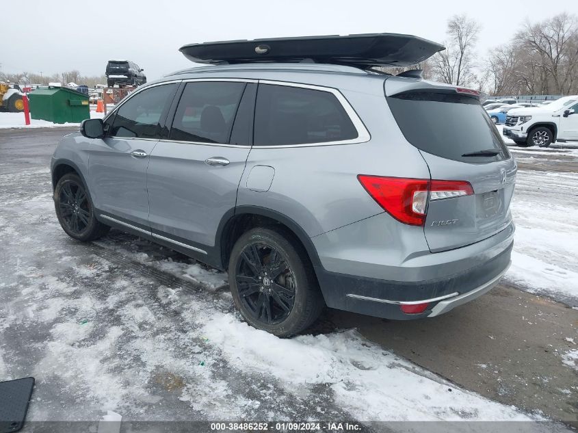 2020 Honda Pilot Awd Elite VIN: 5FNYF6H03LB052754 Lot: 38486252