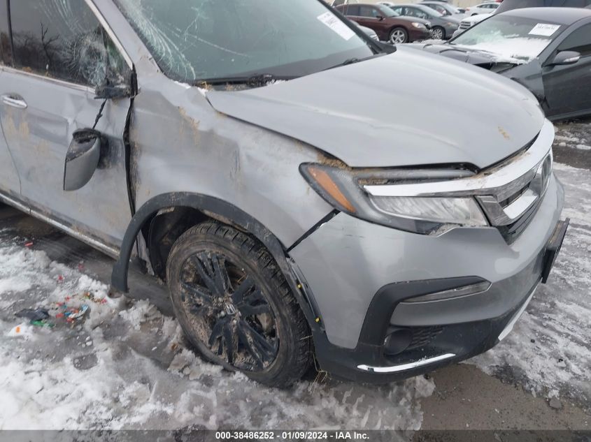 2020 Honda Pilot Awd Elite VIN: 5FNYF6H03LB052754 Lot: 38486252