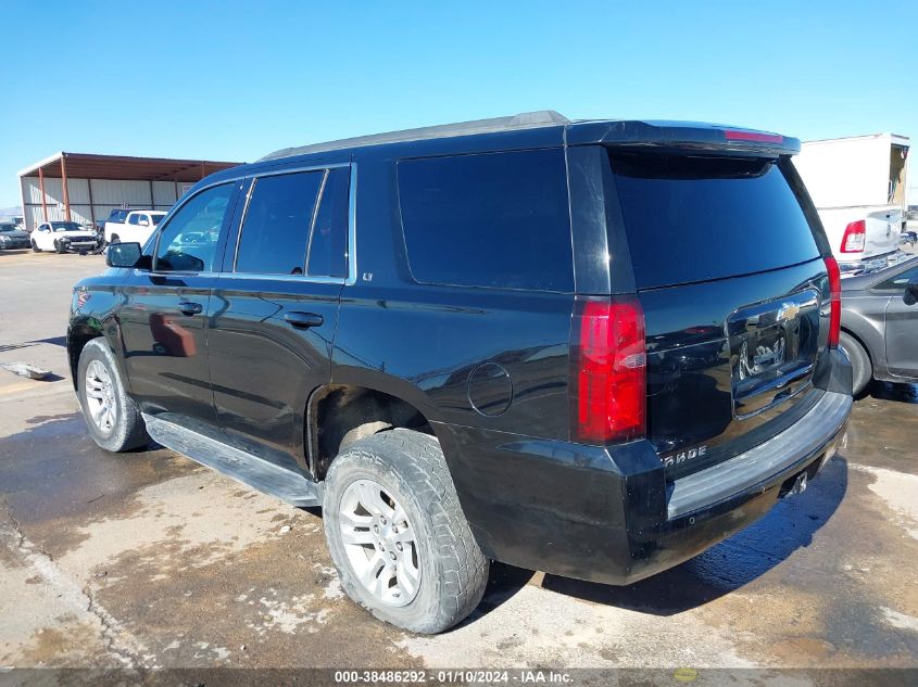 2020 Chevrolet Tahoe 2Wd Lt VIN: 1GNSCBKC3LR158293 Lot: 38486292