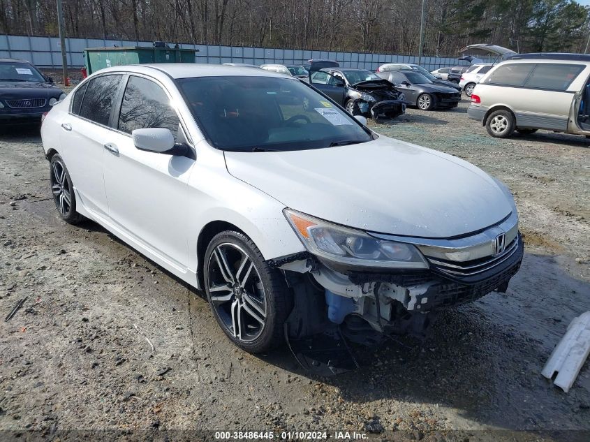 2017 Honda Accord Sport Se VIN: 1HGCR2F19HA125603 Lot: 38486445