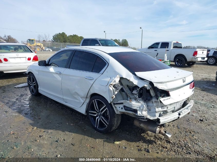 2017 Honda Accord Sport Se VIN: 1HGCR2F19HA125603 Lot: 38486445