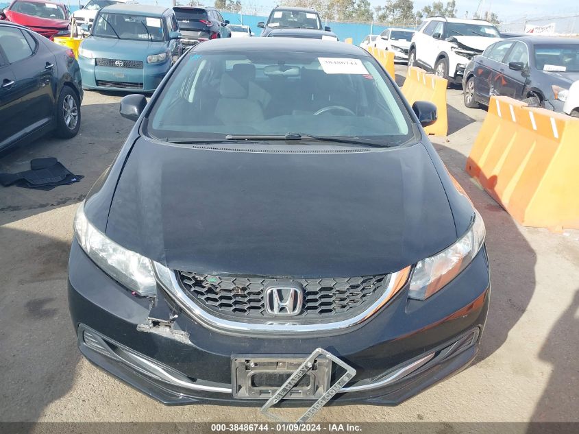 2013 Honda Civic Lx VIN: 19XFB2F52DE275837 Lot: 38486744