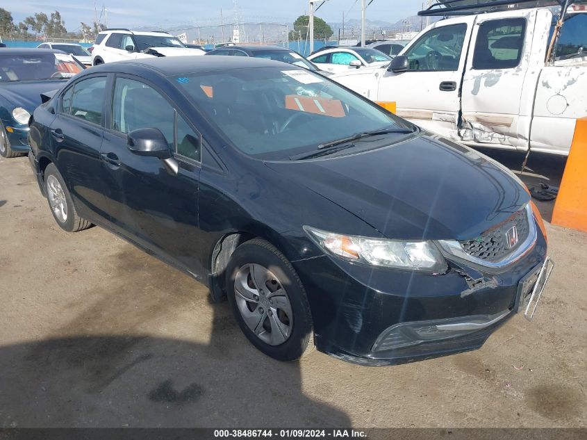 2013 Honda Civic Lx VIN: 19XFB2F52DE275837 Lot: 38486744