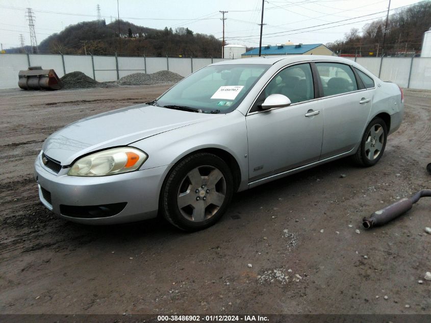 2008 Chevrolet Impala Ss VIN: 2G1WD58C389289072 Lot: 38486902