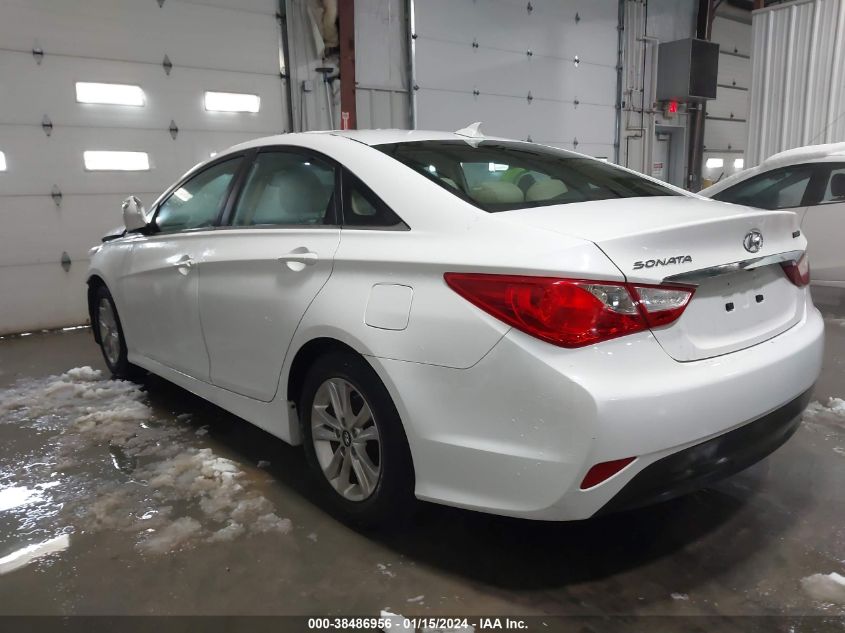 2014 Hyundai Sonata Gls VIN: 5NPEB4AC7EH843865 Lot: 38486956