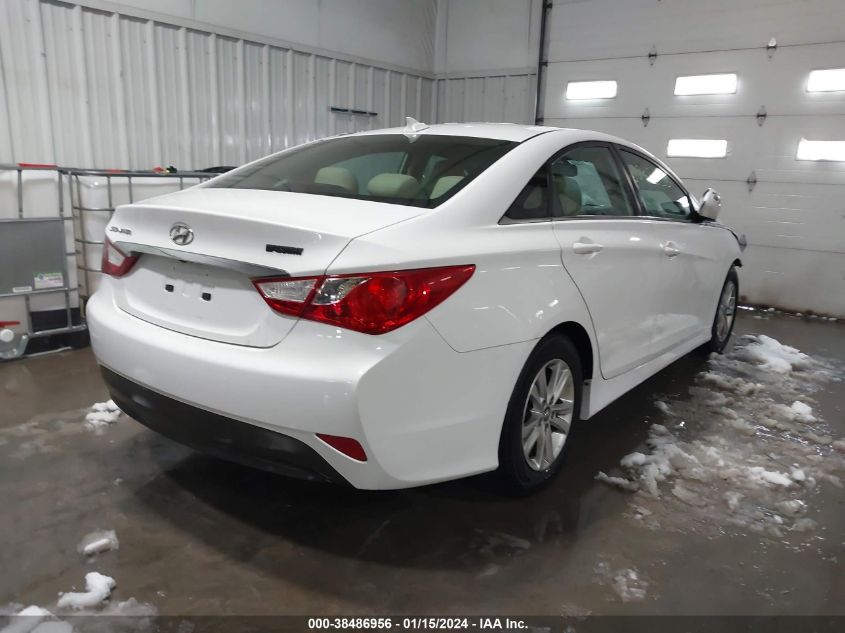 2014 Hyundai Sonata Gls VIN: 5NPEB4AC7EH843865 Lot: 38486956