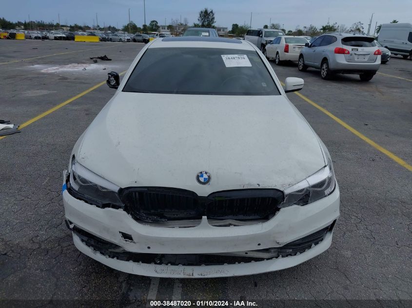 2018 BMW 530I xDrive VIN: WBAJA7C52JG909607 Lot: 38487020