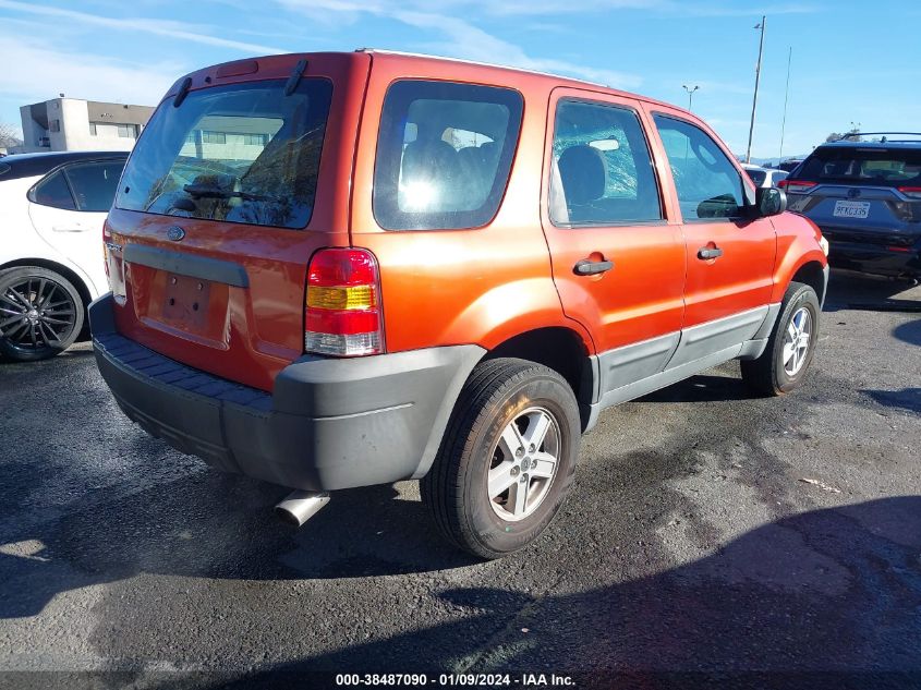 2006 Ford Escape Xls/Xls Manual VIN: 1FMYU02Z96KA52352 Lot: 38487090