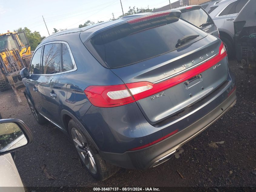 2018 Lincoln Mkx Reserve VIN: 2LMPJ8LP2JBL20827 Lot: 38487137