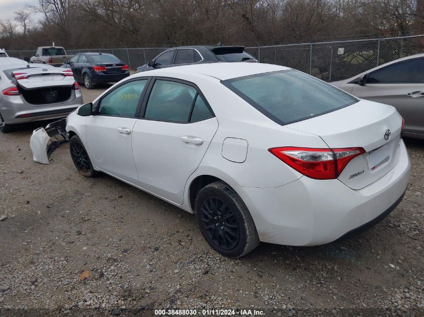 2T1BURHE0FC353726 2015 Toyota Corolla Le