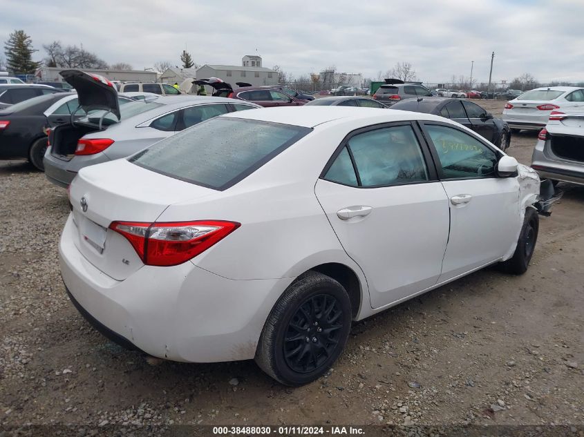 2015 Toyota Corolla Le VIN: 2T1BURHE0FC353726 Lot: 38488030