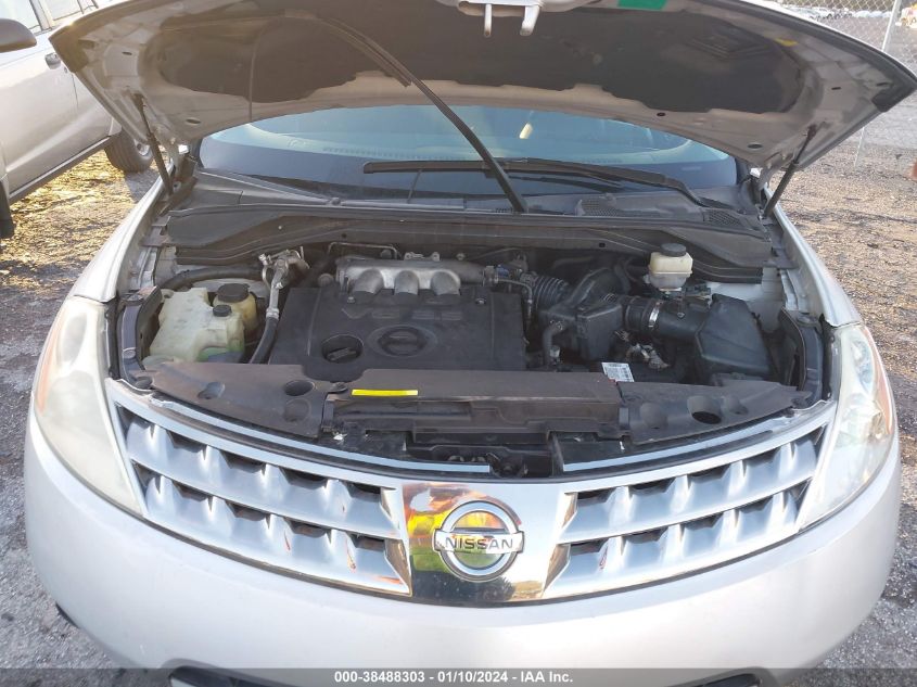 JN8AZ08T76W408272 2006 Nissan Murano S