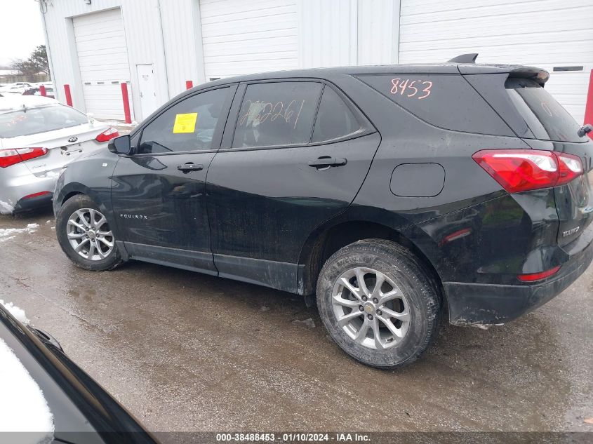 2020 Chevrolet Equinox Fwd Ls VIN: 2GNAXHEV3L6156734 Lot: 38488453