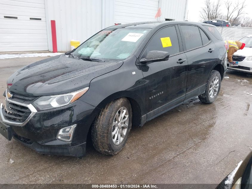 2020 Chevrolet Equinox Fwd Ls VIN: 2GNAXHEV3L6156734 Lot: 38488453